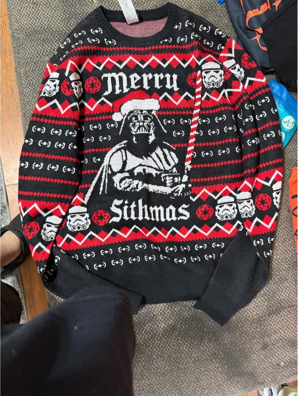 Star Wars Merry Sithmas Christmas Sweater Small